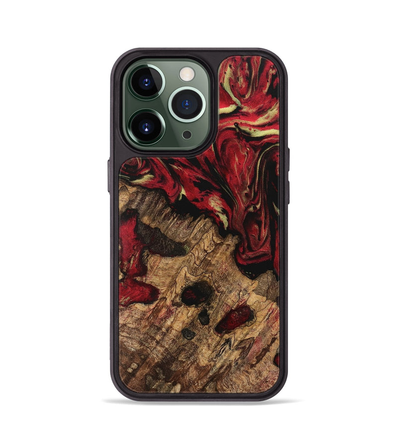 iPhone 13 Pro Wood Phone Case - Briley (Red, 741796)