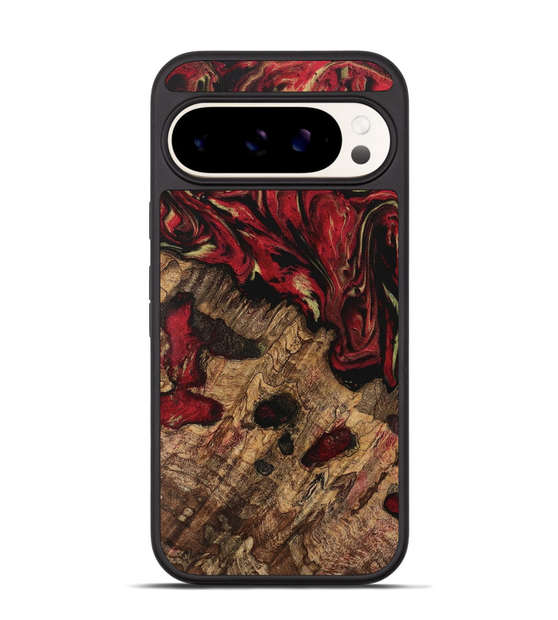 Pixel 9 Pro Wood Phone Case - Briley (Red, 741796)