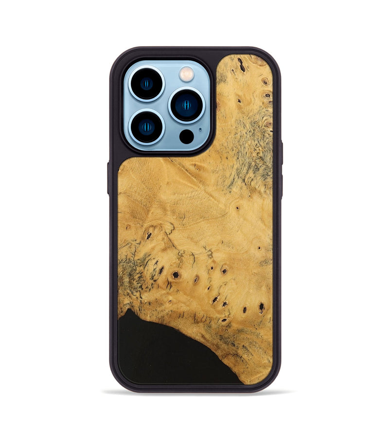 iPhone 14 Pro Wood Phone Case - Lawton (Wood Burl, 741797)