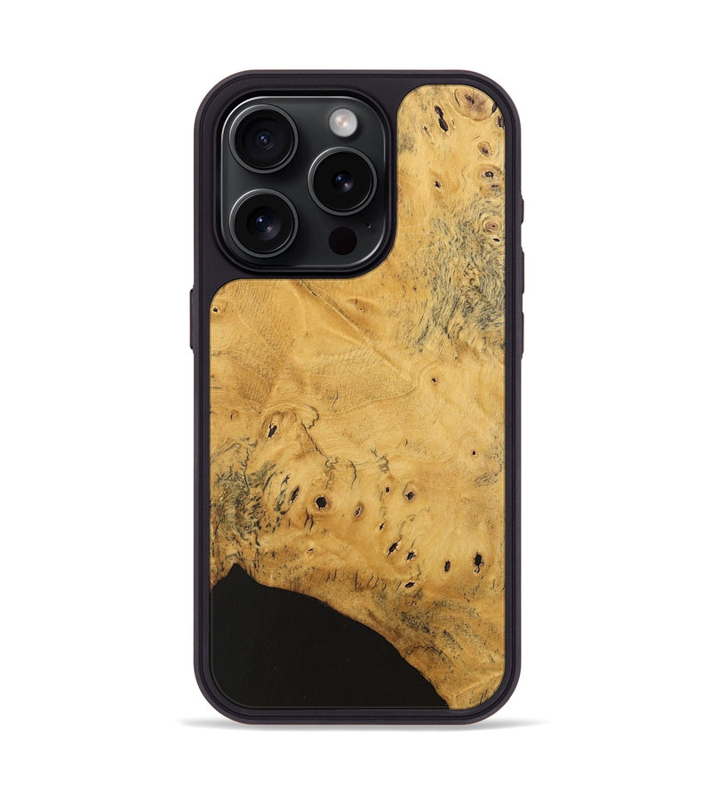 iPhone 15 Pro Wood Phone Case - Lawton (Wood Burl, 741797)