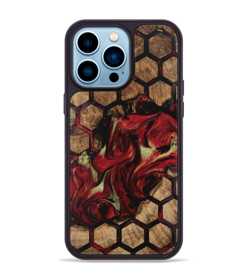 iPhone 14 Pro Max Wood Phone Case - Deetta (Pattern, 741798)