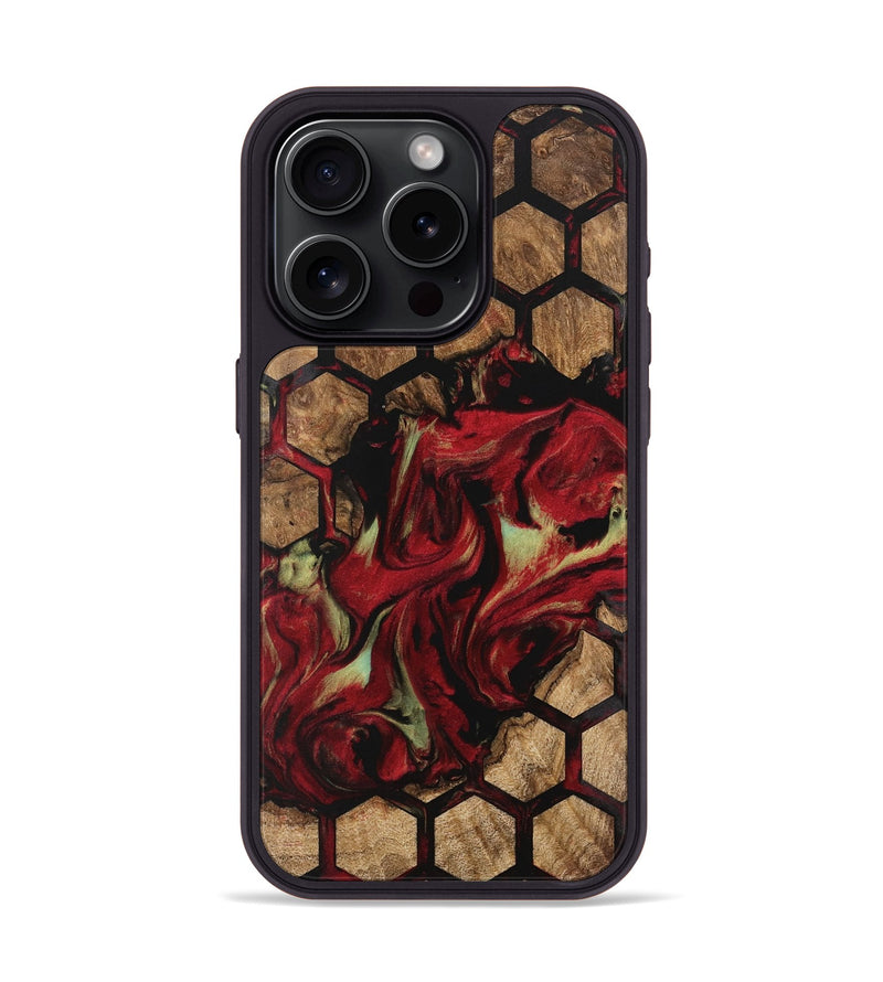 iPhone 15 Pro Wood Phone Case - Deetta (Pattern, 741798)