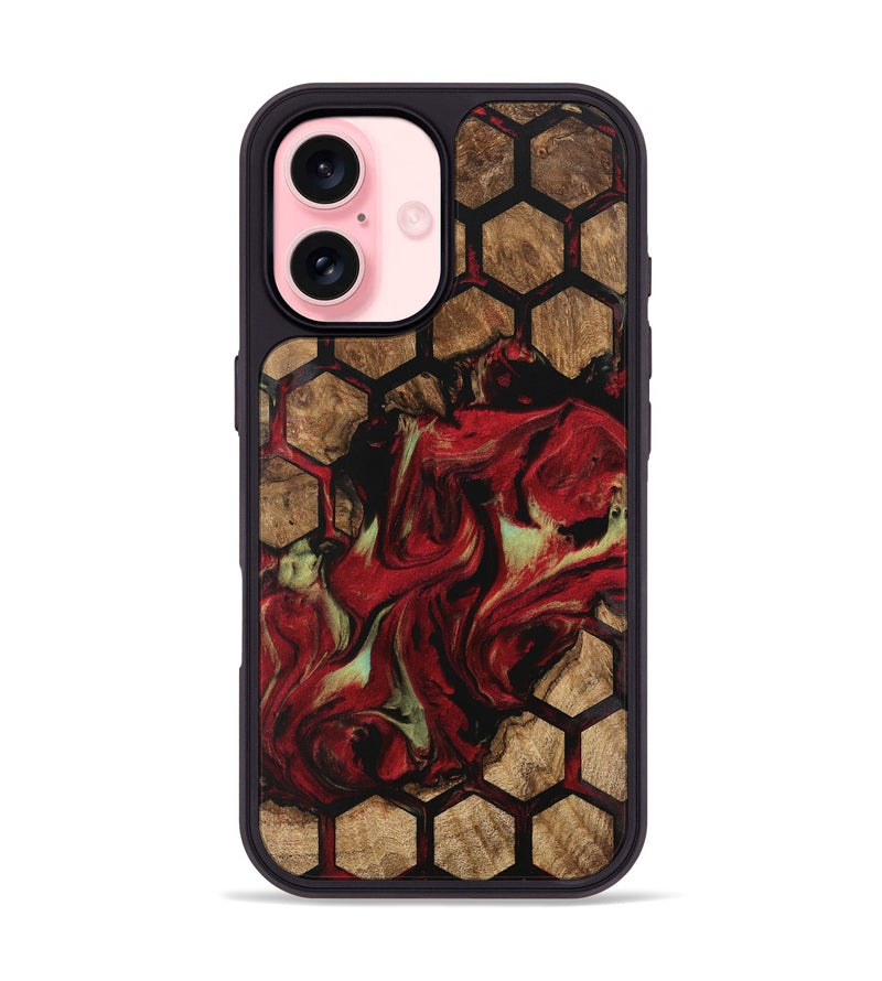 iPhone 16 Wood Phone Case - Deetta (Pattern, 741798)