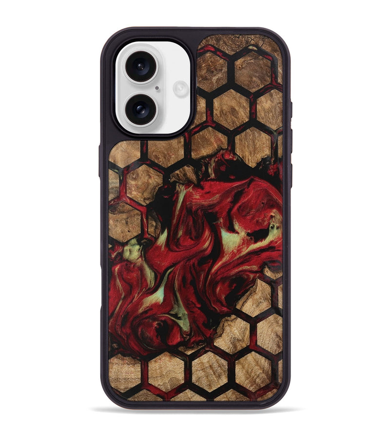 iPhone 16 Plus Wood Phone Case - Deetta (Pattern, 741798)