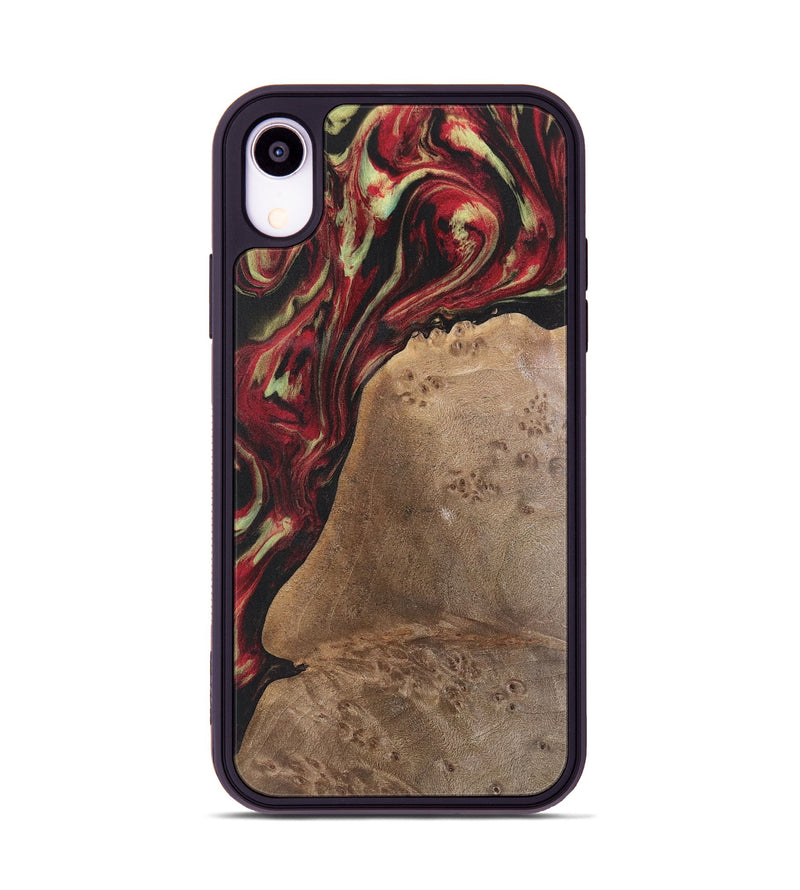 iPhone Xr Wood Phone Case - Denzel (Red, 741801)