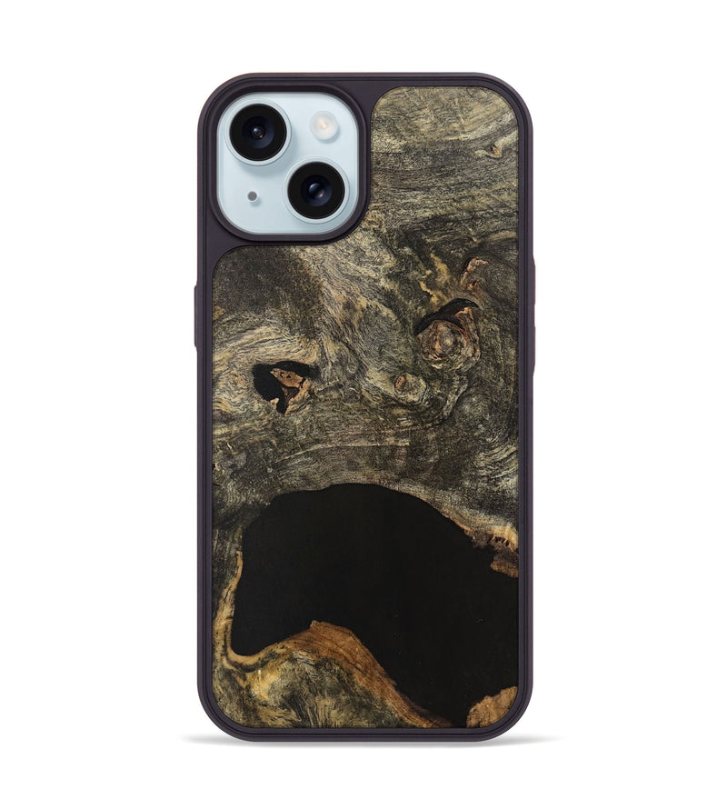 iPhone 15 Wood Phone Case - Lilli (Wood Burl, 741802)