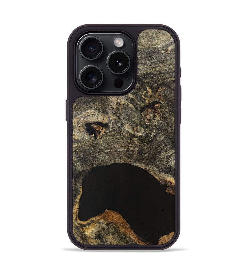 iPhone 15 Pro Wood Phone Case - Lilli (Wood Burl, 741802)