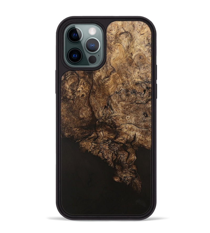 iPhone 12 Pro Max Wood Phone Case - Festus (Wood Burl, 741803)