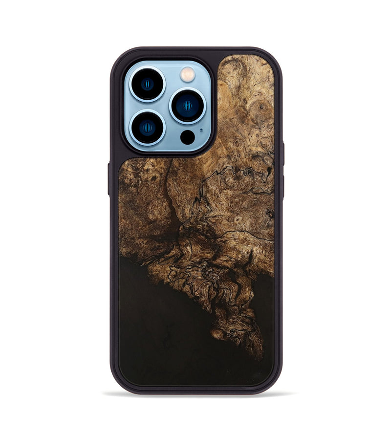 iPhone 14 Pro Wood Phone Case - Festus (Wood Burl, 741803)