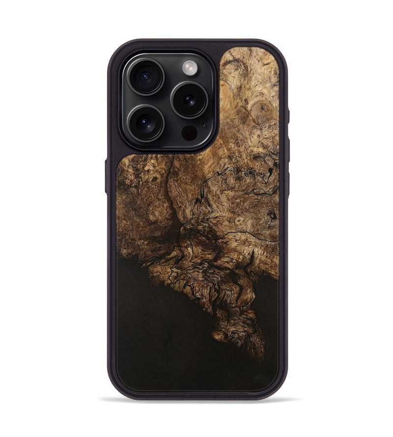 iPhone 15 Pro Wood Phone Case - Festus (Wood Burl, 741803)