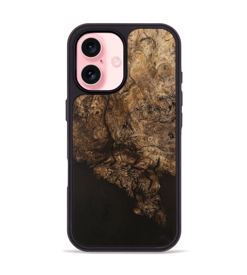 iPhone 16 Wood Phone Case - Festus (Wood Burl, 741803)