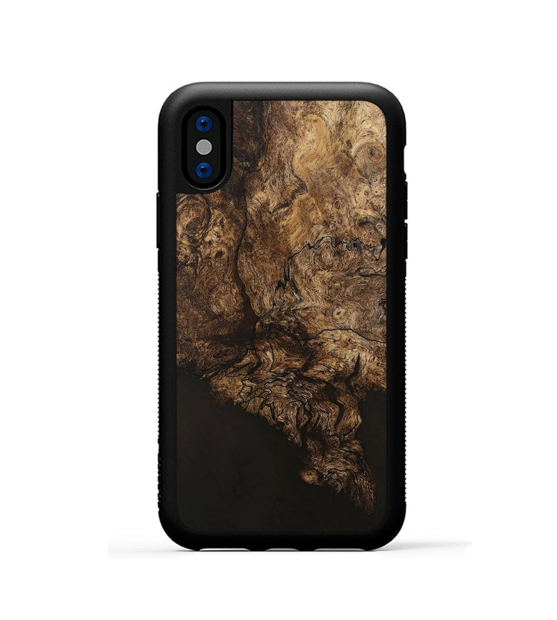 iPhone Xs Wood Phone Case - Festus (Wood Burl, 741803)