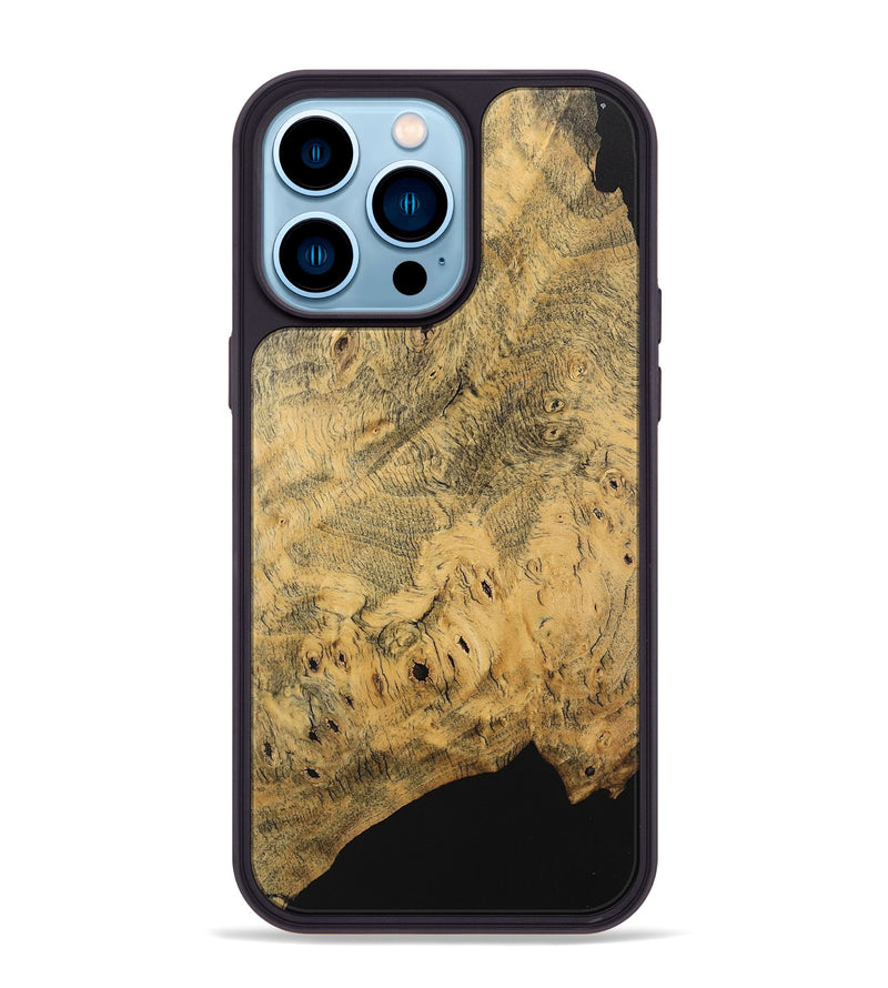 iPhone 14 Pro Max Wood Phone Case - Arletta (Wood Burl, 741805)