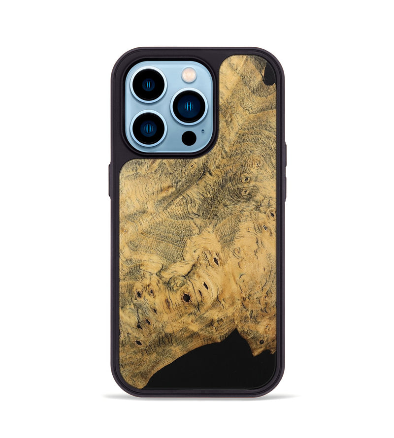 iPhone 14 Pro Wood Phone Case - Arletta (Wood Burl, 741805)