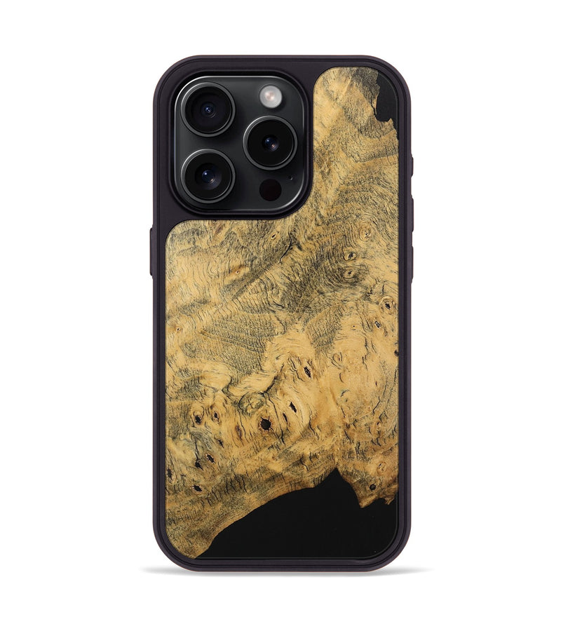 iPhone 15 Pro Wood Phone Case - Arletta (Wood Burl, 741805)