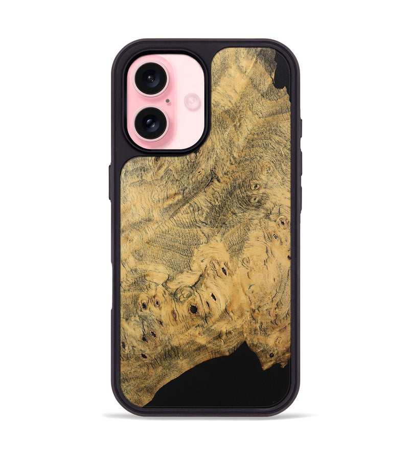 iPhone 16 Wood Phone Case - Arletta (Wood Burl, 741805)