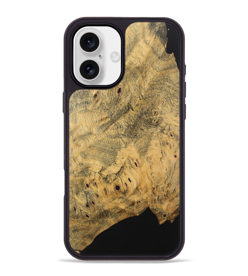 iPhone 16 Plus Wood Phone Case - Arletta (Wood Burl, 741805)