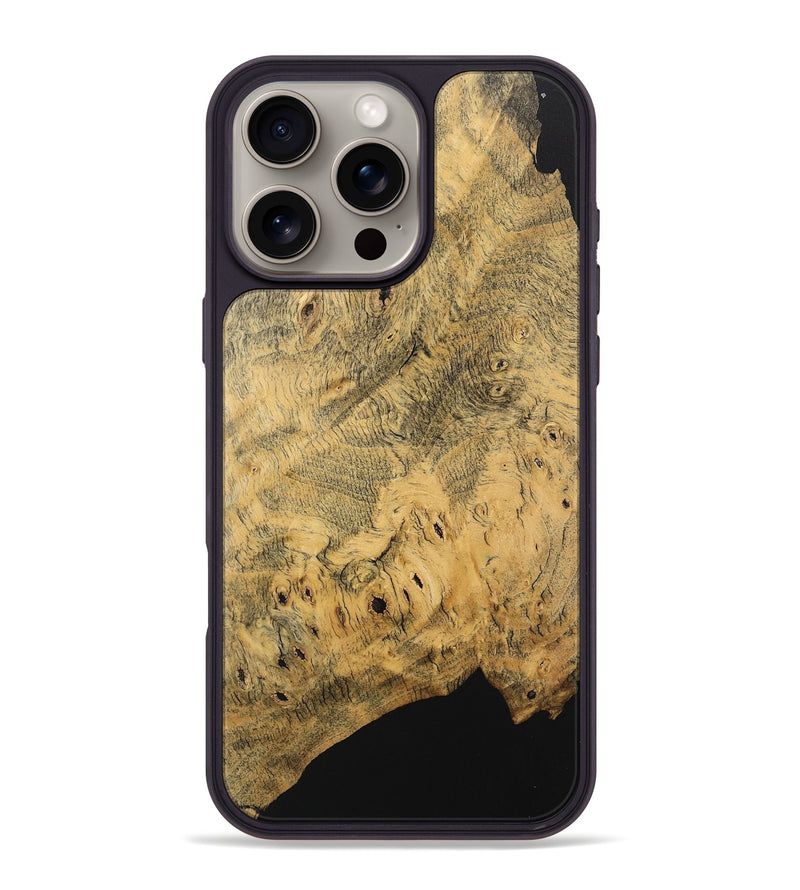 iPhone 16 Pro Max Wood Phone Case - Arletta (Wood Burl, 741805)