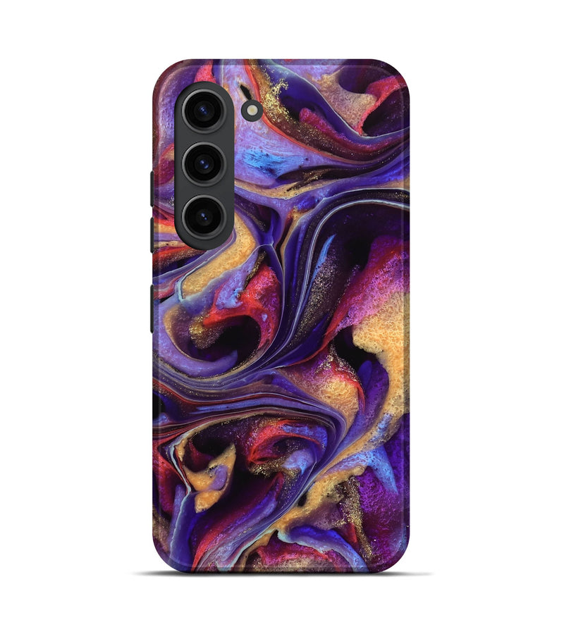 Galaxy S23 ResinArt Live Edge Phone Case - Shorwan (Purple, 741813)