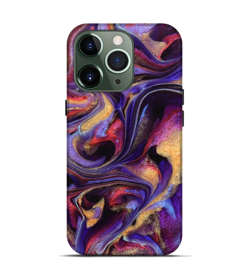 iPhone 13 Pro ResinArt Live Edge Phone Case - Shorwan (Purple, 741813)