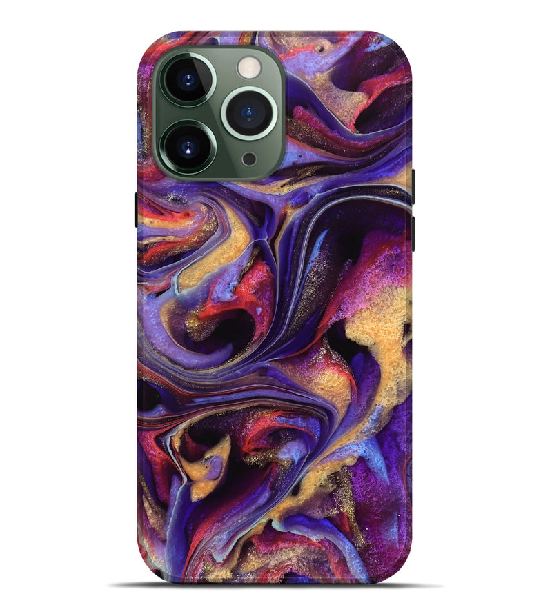 iPhone 13 Pro Max ResinArt Live Edge Phone Case - Shorwan (Purple, 741813)