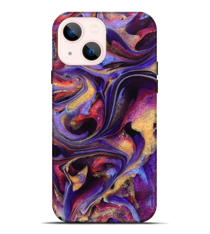 iPhone 14 Plus ResinArt Live Edge Phone Case - Shorwan (Purple, 741813)