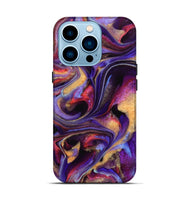 iPhone 14 Pro ResinArt Live Edge Phone Case - Shorwan (Purple, 741813)