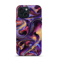 iPhone 15 ResinArt Live Edge Phone Case - Shorwan (Purple, 741813)