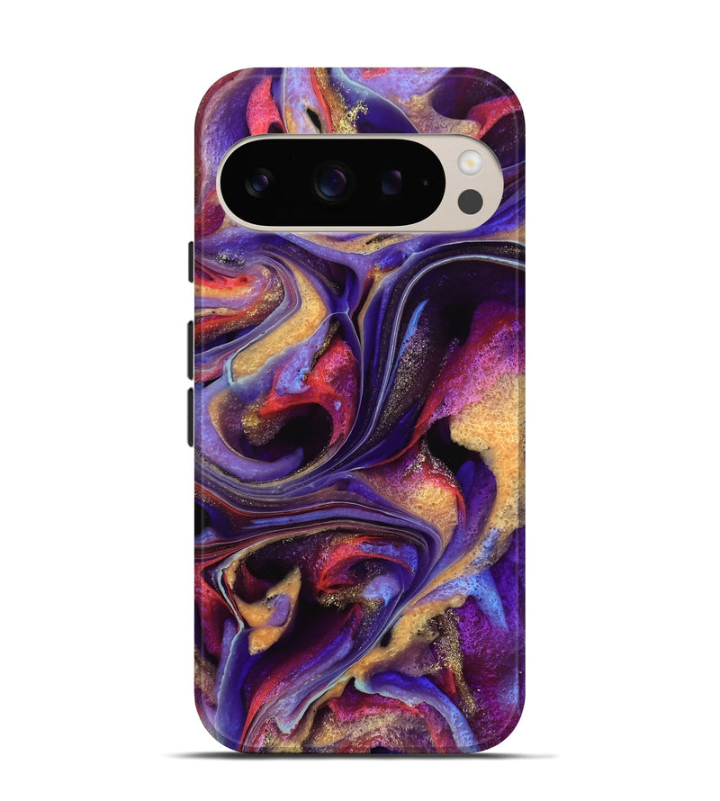 Pixel 9 Pro ResinArt Live Edge Phone Case - Shorwan (Purple, 741813)