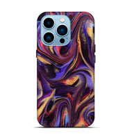 iPhone 14 Pro ResinArt Live Edge Phone Case - Kalyan (Purple, 741815)