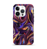 iPhone 15 Pro ResinArt Live Edge Phone Case - Kalyan (Purple, 741815)