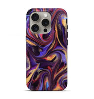 iPhone 16 Pro ResinArt Live Edge Phone Case - Kalyan (Purple, 741815)