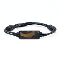 Classic Wood Bracelet - Tom (Teal & Gold, 741899)