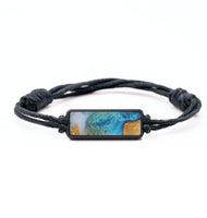 Classic Wood Bracelet - Darla (Teal & Gold, 741900)