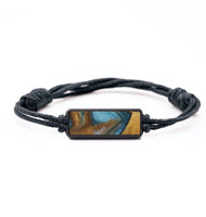 Classic ResinArt Bracelet - Herman (Teal & Gold, 741904)