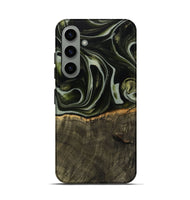 Galaxy S24 Wood Live Edge Phone Case - Tonye (Green, 741937)