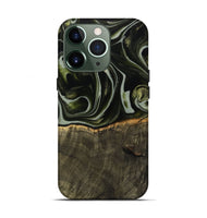 iPhone 13 Pro Wood Live Edge Phone Case - Tonye (Green, 741937)