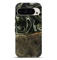 Pixel 9 Pro XL Wood Live Edge Phone Case - Tonye (Green, 741937)