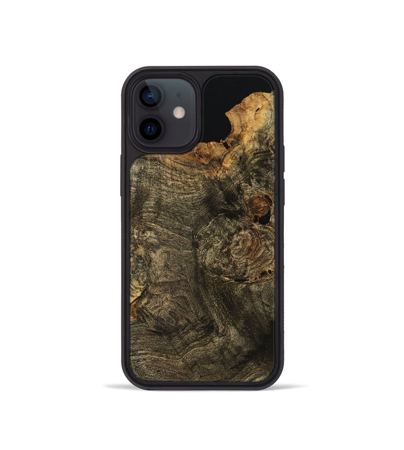 iPhone 12 mini Wood Phone Case - Hazem (Wood Burl, 741940)