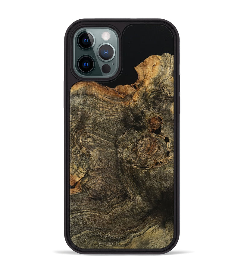 iPhone 12 Pro Max Wood Phone Case - Hazem (Wood Burl, 741940)