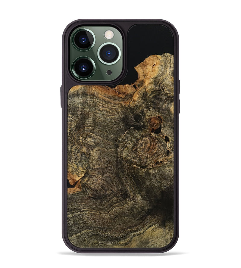 iPhone 13 Pro Max Wood Phone Case - Hazem (Wood Burl, 741940)