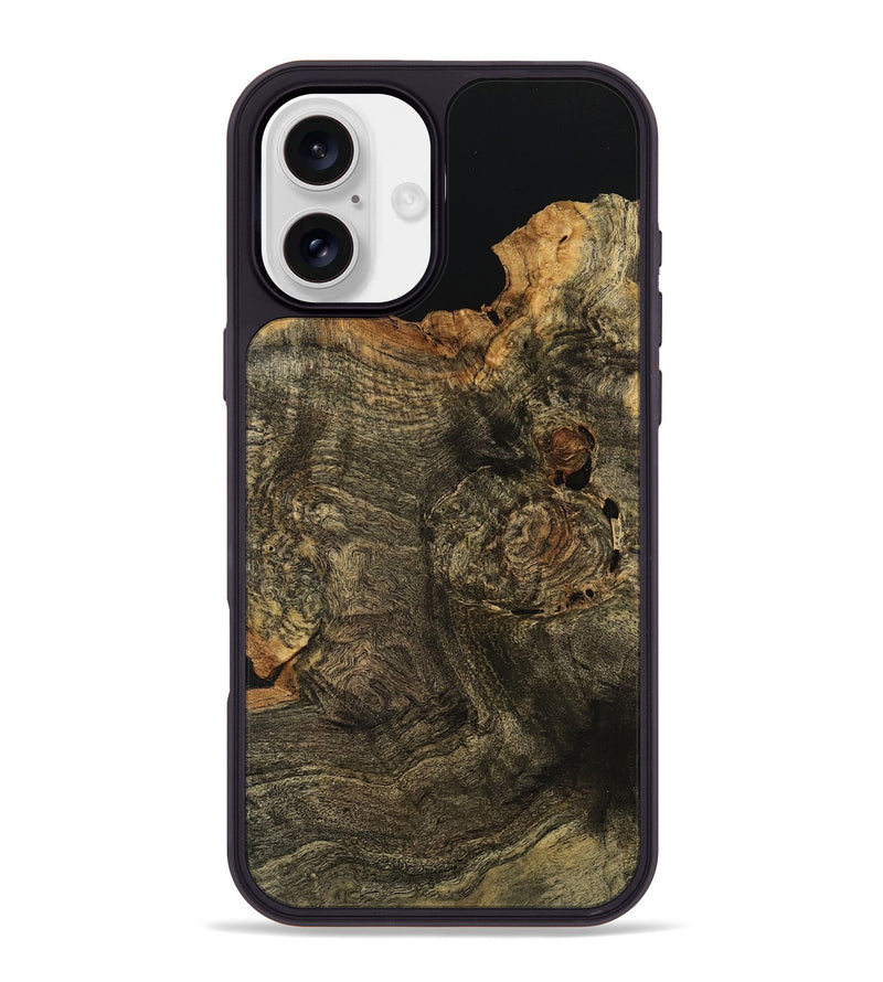 iPhone 16 Plus Wood Phone Case - Hazem (Wood Burl, 741940)