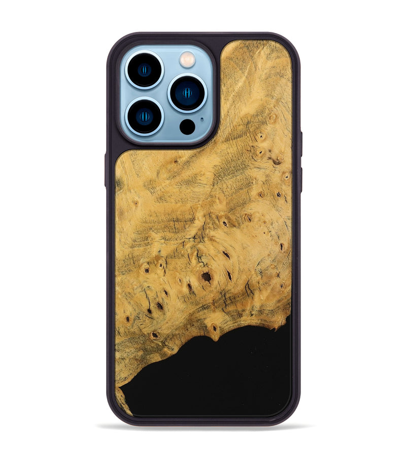 iPhone 14 Pro Max Wood Phone Case - Ilka (Wood Burl, 741941)