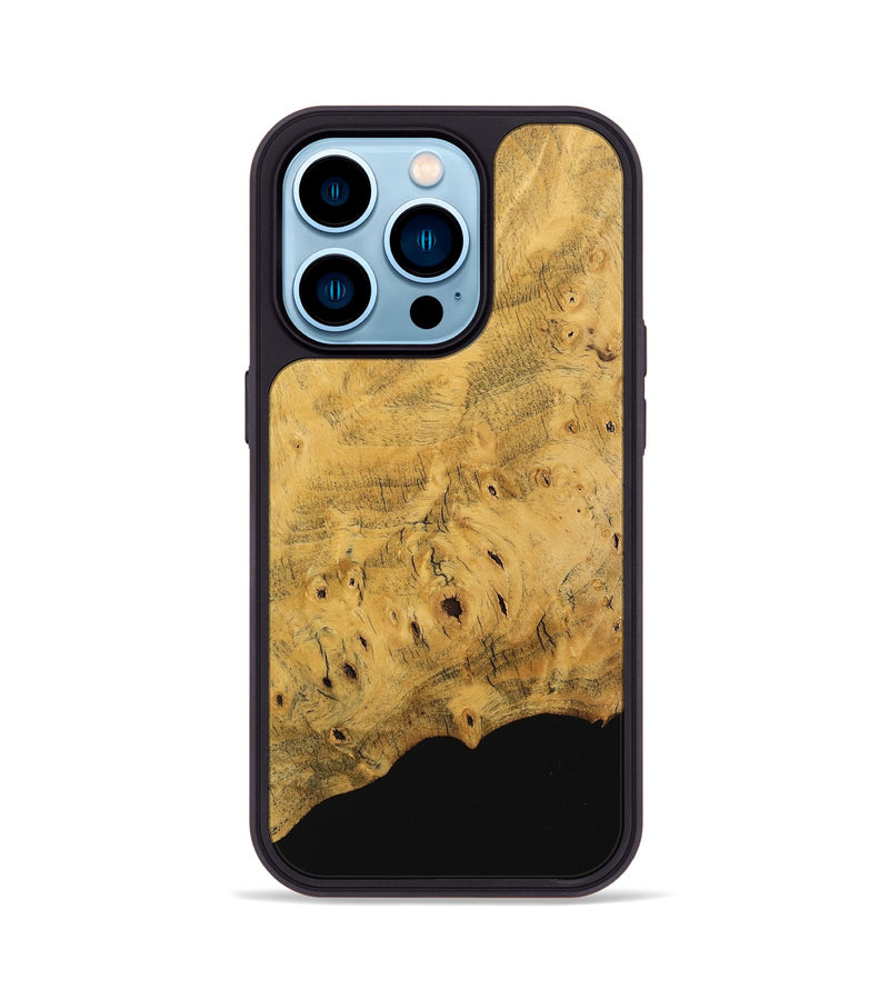 iPhone 14 Pro Wood Phone Case - Ilka (Wood Burl, 741941)