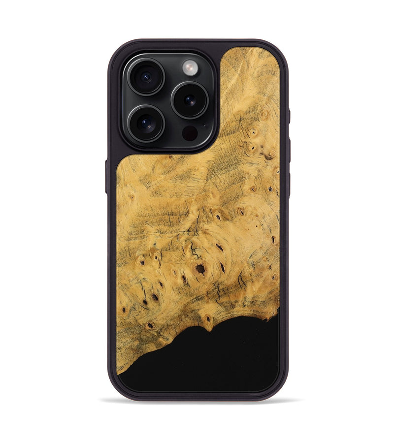 iPhone 15 Pro Wood Phone Case - Ilka (Wood Burl, 741941)