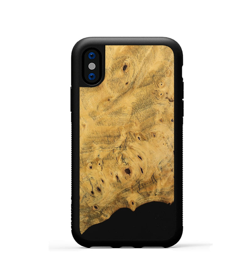 iPhone Xs Wood Phone Case - Ilka (Wood Burl, 741941)