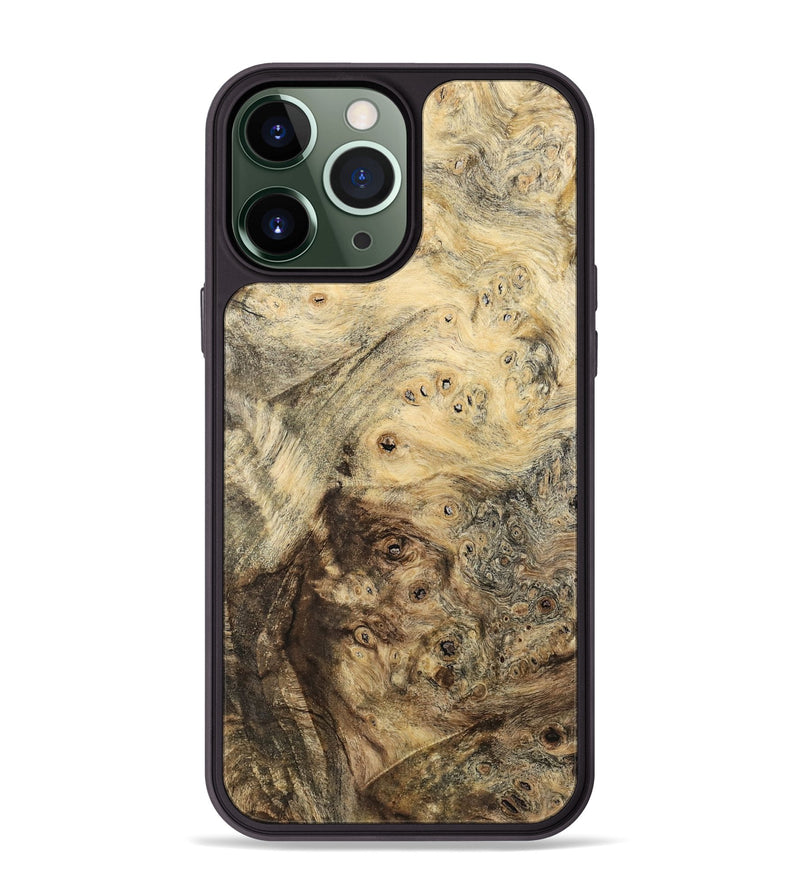 iPhone 13 Pro Max Wood Phone Case - Cubical (Wood Burl, 741942)