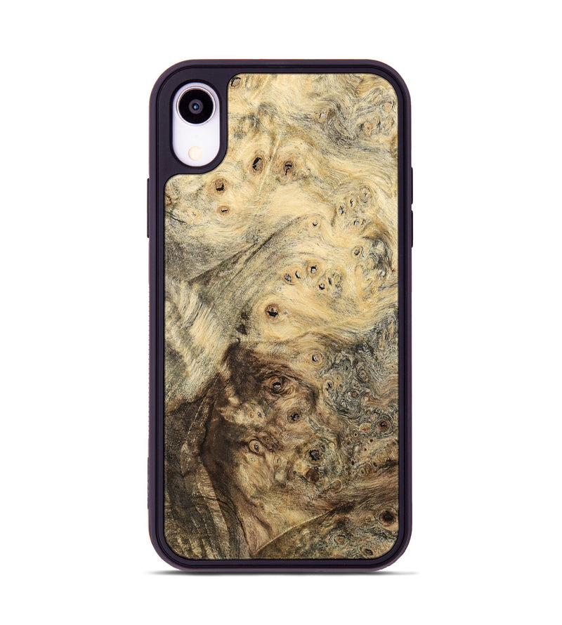 iPhone Xr Wood Phone Case - Cubical (Wood Burl, 741942)