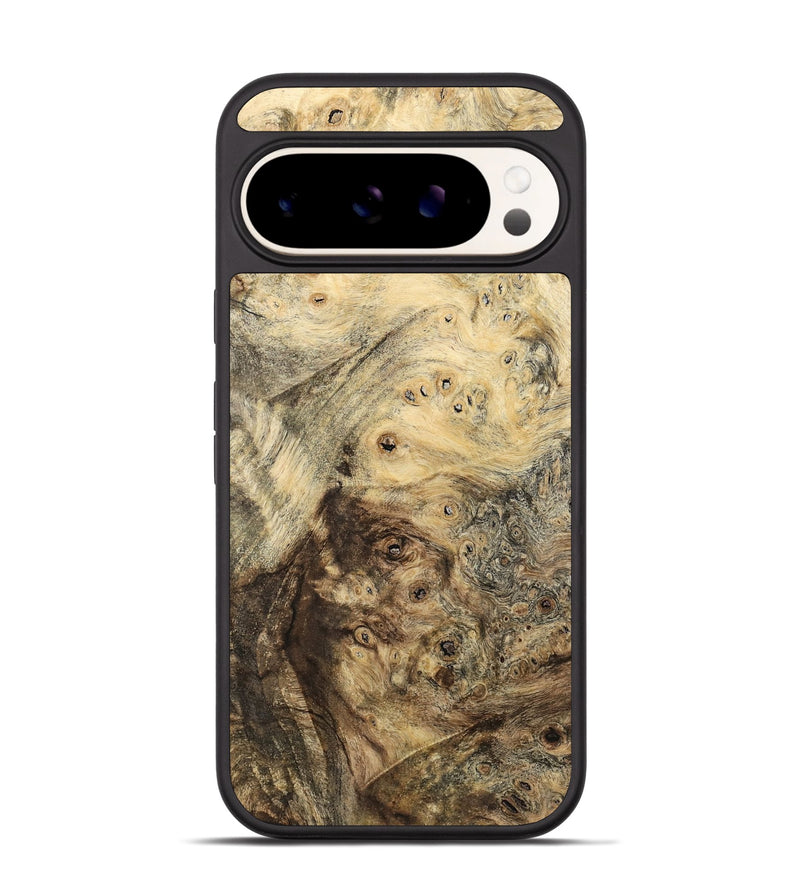 Pixel 9 Pro Wood Phone Case - Cubical (Wood Burl, 741942)