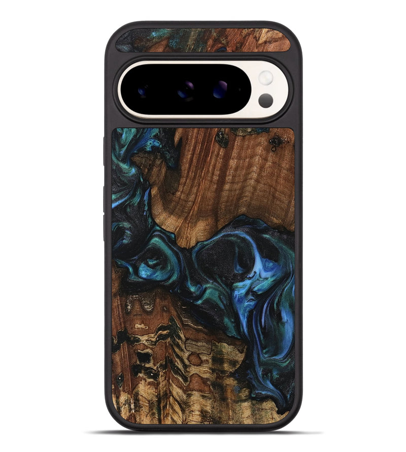 Pixel 9 Pro XL Wood Phone Case - Inessa (Blue, 741943)